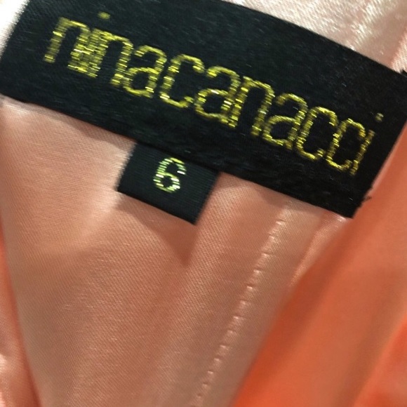 BNWT Nina Canacci beaded chiffon gown - Picture 12 of 14